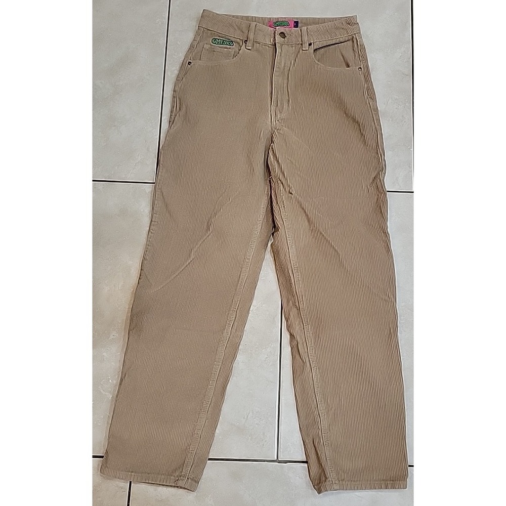 Empyre womens Tori corduroy skate pants Size 8 tan baggy relaxed‎